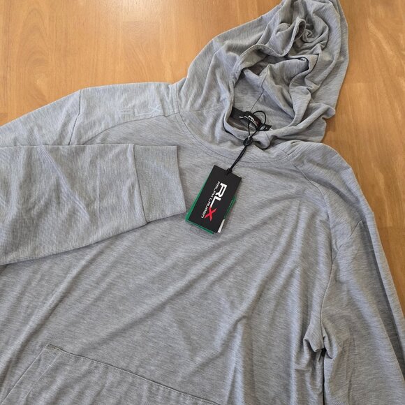 RLX Ralph Lauren Other - RLX Ralph Lauren Mens Pullover Lightweight Golf Hoodie Gray MSRP $138 Medium NWT